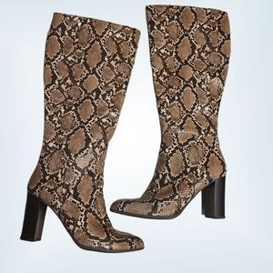 Animal Print Boots.